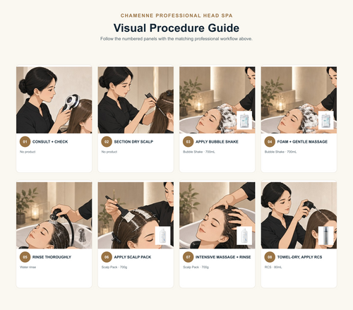 CHAMENNE Professional Head Spa System Kit
